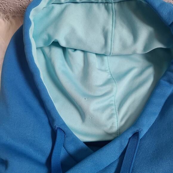 Blue Under Armour Drawstring Coldgear Hoodie Women's SZ S - Picture 5 of 12